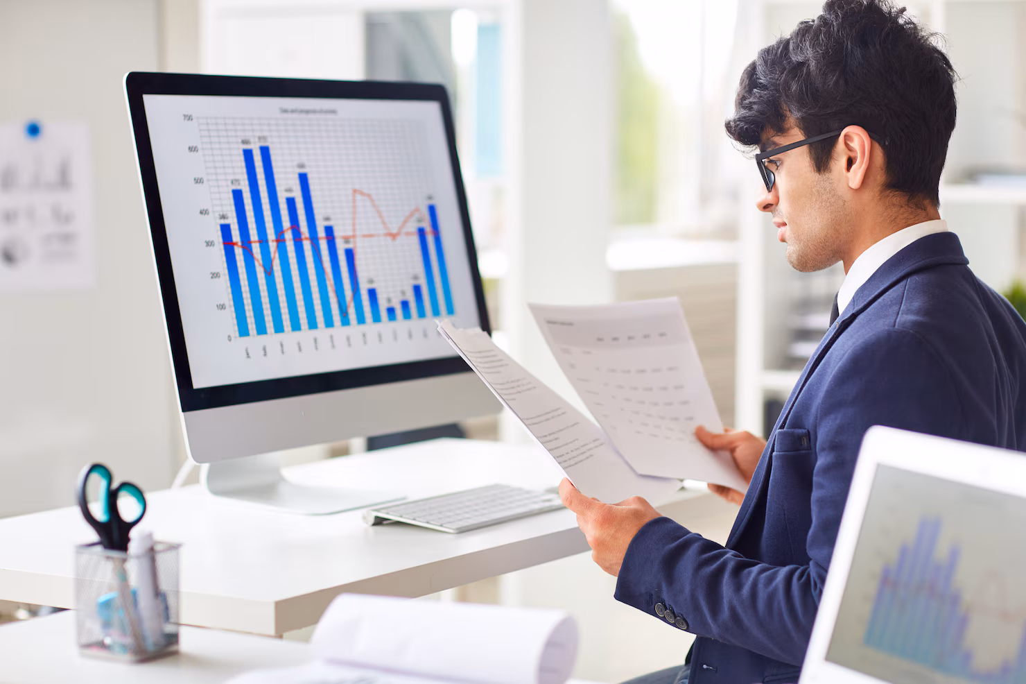 Analysing documents and reports for control improvements